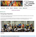 Webauftritt Mechaje Ensemble Basel